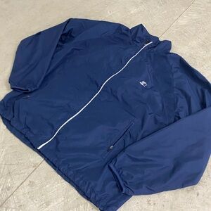 Starter Navy Blue Nylon Track Jacket